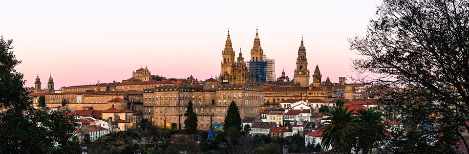 Panorámica de Santiago de Compostela